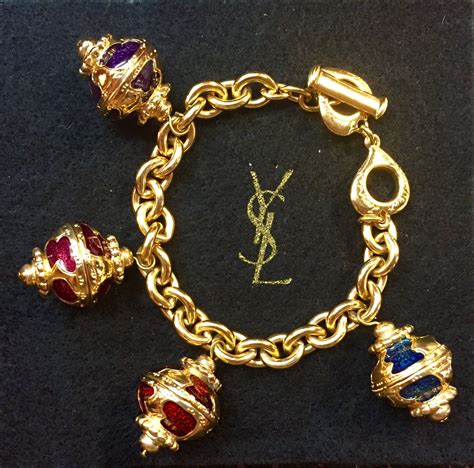 charm ysl|ysl saint laurent bracelets.